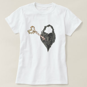 T-shirt Fausse clé à mon coeur verrouillé