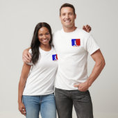 T-shirt Fausse conception de dos d'avant du logo sportif W (Unisexe)