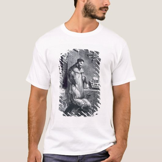T-shirt Faust dans son étude, de Faust de Goethe, 1828, (Devant)