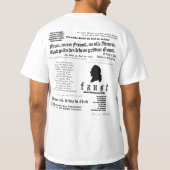 T-shirt Faust par le goethe - ゲーテの "ファウスト" (Dos)