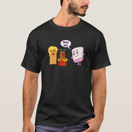 T-shirt Faut-Nous Suggérer Des Guimauves S'mores Camping S (Devant)