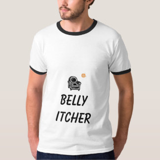 T-shirt Fauteuil, base-ball orange, VENTRE ITCHER