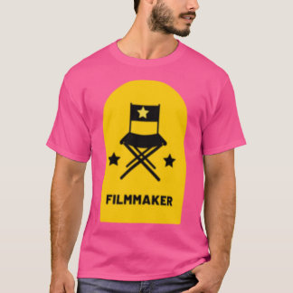 T-shirt Fauteuil de réalisateurs de cinéastes jaunes amis