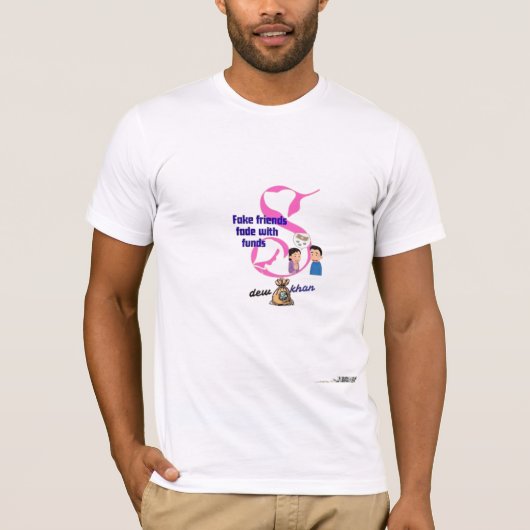 T-shirt Faux amis, amis cupides (Devant)
