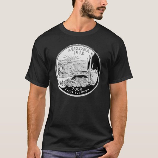 T-shirt Faux Arizona State Quarter Grand Canyon State (Devant)