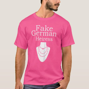 T-shirt Faux bijoux en hélire allemande