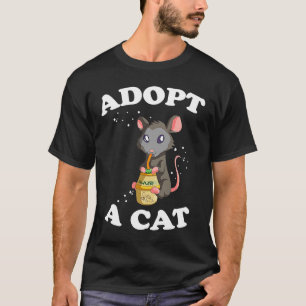 T-shirt Faux chat opossum pour possum et raton laveur 8
