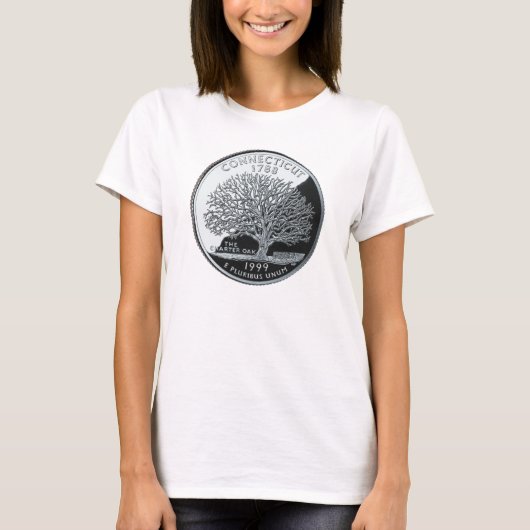 T-shirt Faux Connecticut State (Devant)