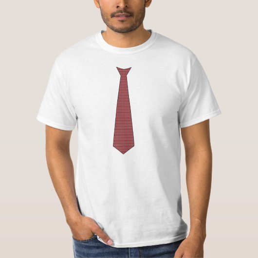 T-SHIRT FAUX CRAVATE (Devant)