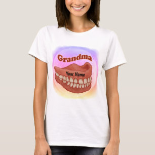 T-shirt Faux dents grand-mère