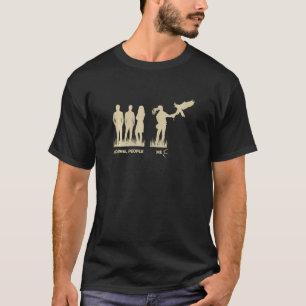 T-shirt Faux-femmes Ornithologie Anifère Falconer Normale