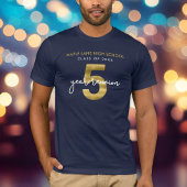 T-shirt Faux Gold 5 ans Réunion