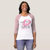 T-shirt Faux - Les vrais ont essayé de me tuer - Cancer du (Devant entier)