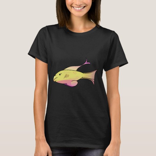 T-shirt Faux Poisson-Perroquet (Devant)
