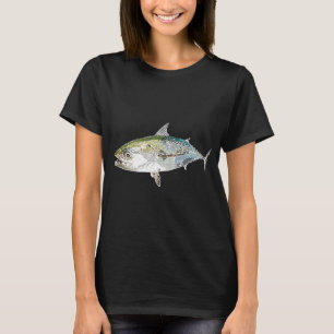 T-shirt Faux Thon Blanc Impression Alternative