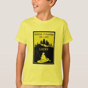 T-shirt Favori Kayak Lake Et River Fishing
