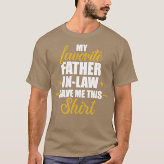 T-shirt Favori père m'a donné ceci pour daughterinla