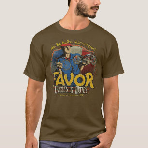 T-shirt Favoriser Cycles Motos de la Belle Mcanique 1898