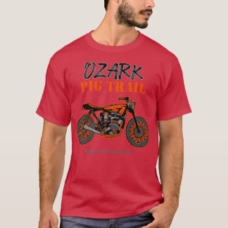 T-shirt Fayetteville Arkansas Ozark Pig Tracker Moto