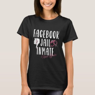 T-shirt Fb Réseau Social Prison Détenu Répéter Délinquant