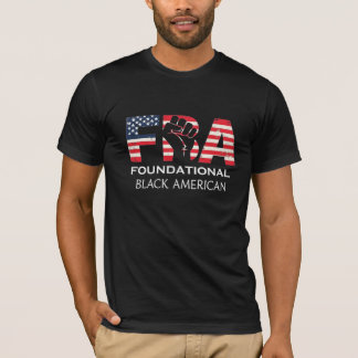 T-shirt FBA Fondateur noir-américain