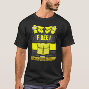 T-shirt Fbi Bee Police Beekeeper Honey Bees Officier Costu