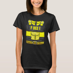 T-shirt Fbi Bee Police Beekeeper Honey Bees Officier Costu