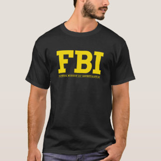 T-SHIRT FBI  FEDERAL BUREAU OF INVESTIGATION