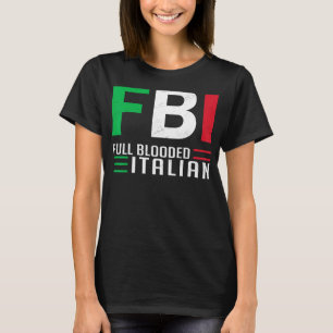 T-shirt FBI Italien, Héritag Hispanique Italien