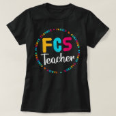 T-shirt FCS-leraar - verkiesbare leraar - FACS-ler (Design voorkant)
