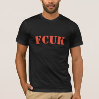 T-shirt Fcuk Use Imagination - Tee à jeu de mots d