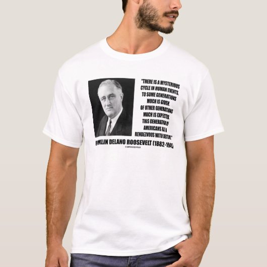 T-shirt FDR Mysterious Cycle Événements Rendezvous Destiny (Devant)