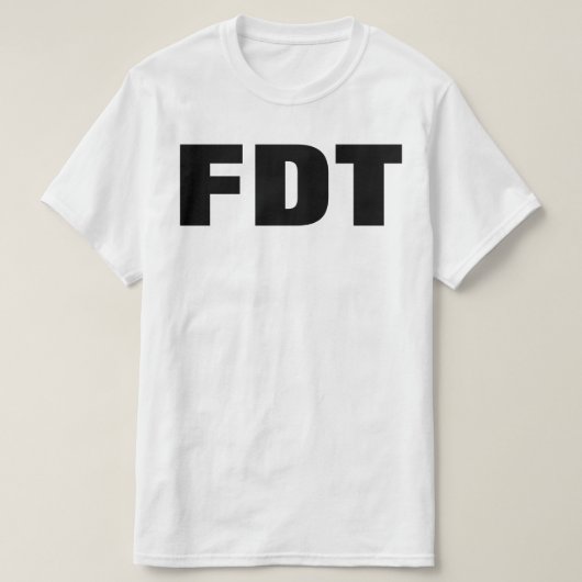 T-SHIRT FDT (Design devant)