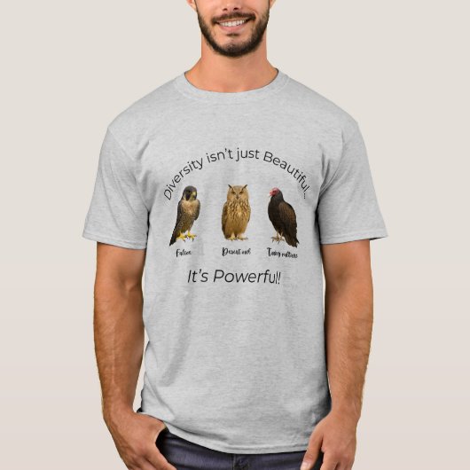 T-shirt FDT Défendre la diversité Déclaration audacieuse (Devant)