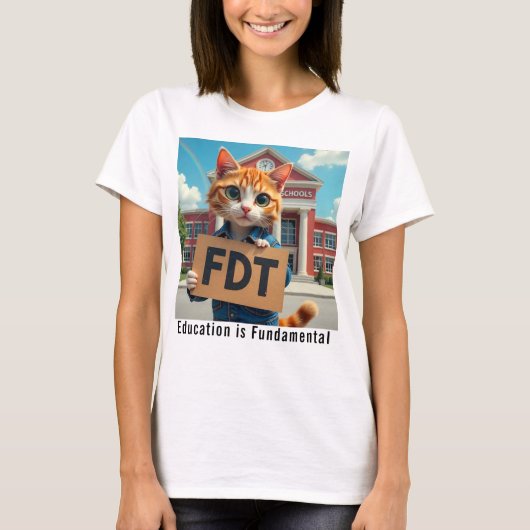 T-shirt FDT/Éducation (Devant)