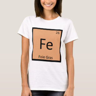 T-shirt Fe - Symbole de table périodique de la chimie des 