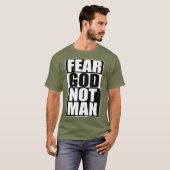 T-shirt Fear God Not Man (Devant entier)