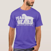 T-shirt Fear the Beard  Wirehaired Pointing Griffon Dog (Devant)