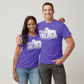 T-shirt Fear the Beard  Wirehaired Pointing Griffon Dog (Unisexe)