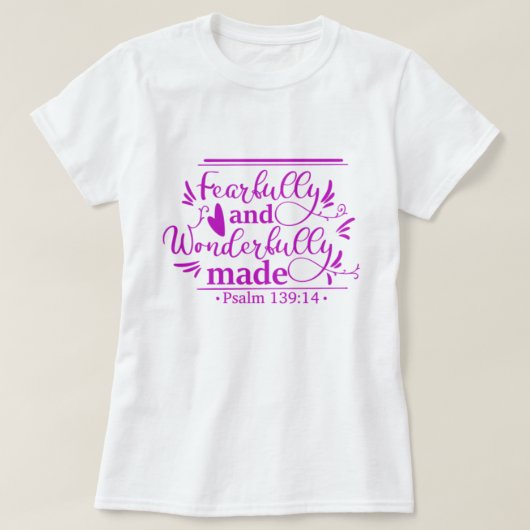 T-shirt Fearful & Merveilleusement fait (Design devant)