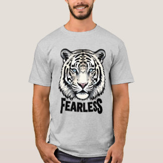 T-shirt Fearless_dgn.no.2- par Maaya_Prints, Men's Grey