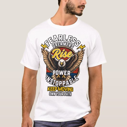 T-shirt Fearless Dreamers Eagle (Devant)