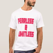T-shirt Fearless & Limitless  (Devant)