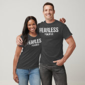 T-shirt Fearless Psalm 23 Bible Scripture Verse Gift (Unisexe)