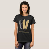 T-shirt Feather, SUIS TES RÊVES (Devant entier)