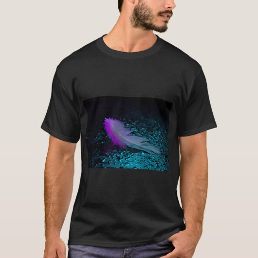 T-shirt Feather Touch: Wet Nature Art Tee (Devant)