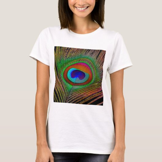 T-shirt Feather Vibrant Copper (Devant)