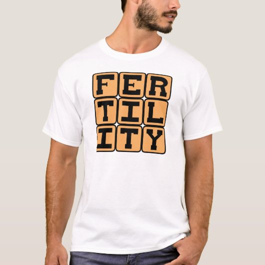 T-shirt Fécondité, Annonce de grossesse (Devant)
