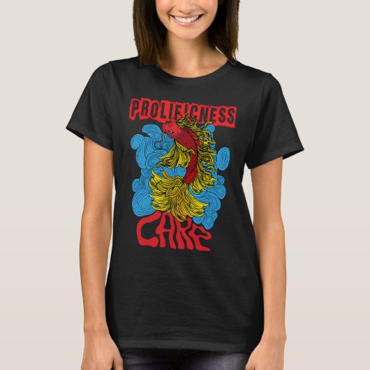T-shirt fécondité des carpes koï (Devant)