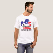 T-SHIRT FEDERAL RESERVE - ENNEMI DES PERSONNES LIBRES (Devant entier)